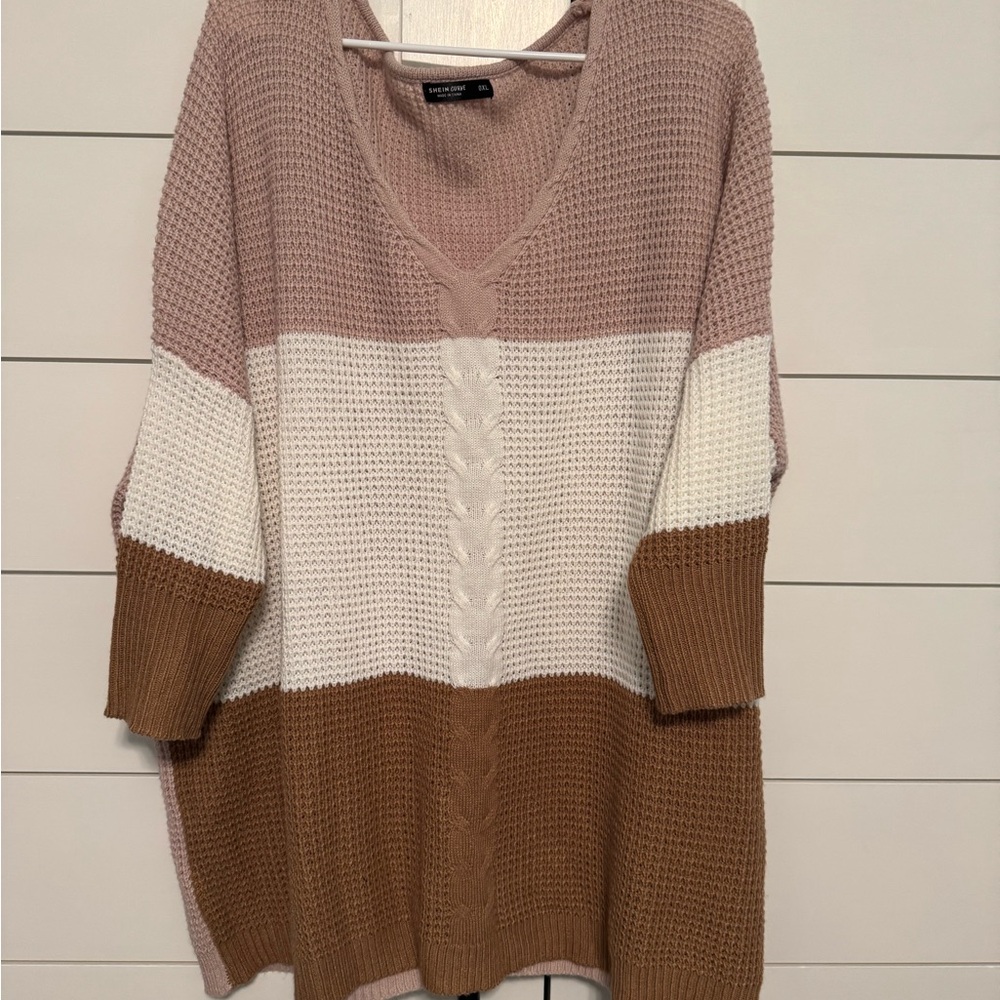 Colorblock Knit Sweater